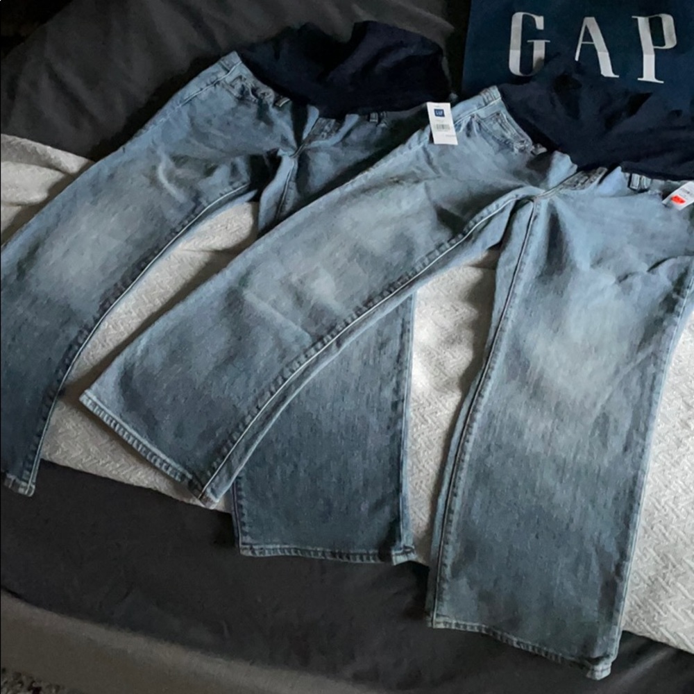 Gap maternity, full panel maternity jeans 27 & 28